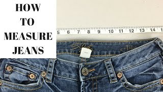 How to Measure Jeans