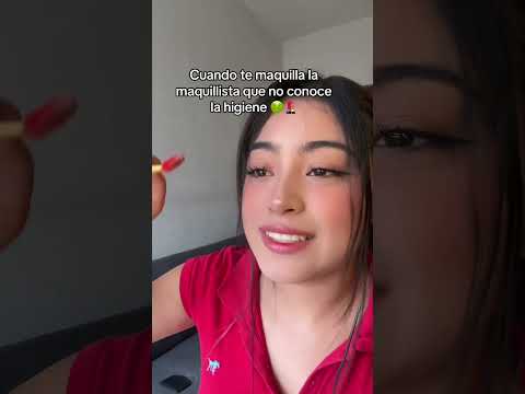 La maquillista antihigiénica 🤮#asmr#humor #roleplay #maquillaje #suciedad #pov#asmrvideo #trend