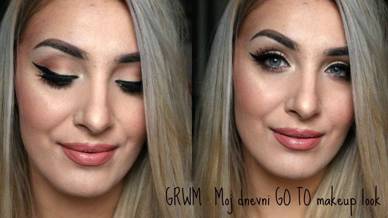 GRWM: Moj dnevni GO TO makeup look