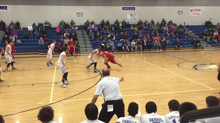 Cameron Kane-Johnson breaking the Niles scoring re...