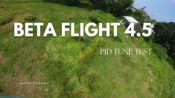 Betaflight 4.5 PID tune Fly