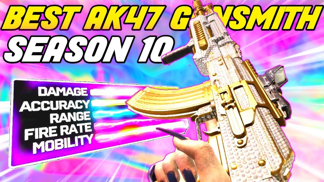 AK47 BEST GUNSMITH IN BATTLE ROYALE SEASON 10 | AK47 GUNSMITH BR | AK47 LOADOUT CODM BR