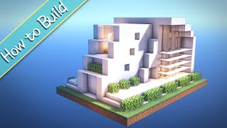 [OSHACRA] часть 56 как построить компактный современный дом(Minecraft)