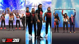 WWE 2K26 - All O.G Bloodline Entrances & Victory Scenes!