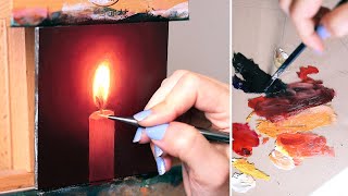 How to Paint a Candle in Oils | Oil Painting for Beginners