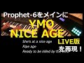 Prophet-6をメインにYMOのNICE AGE LIVE 版を再現!