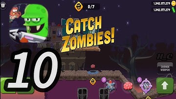 catch zombies part 10 || gameplay walkthrough - zombie catchers (android)