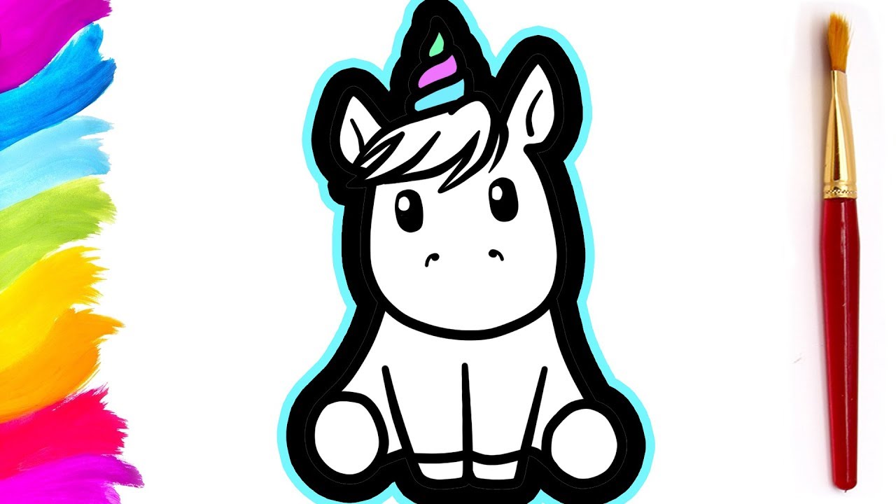 Cute Rainbow Pony Coloring Pages For Kids Eggstory Youtube