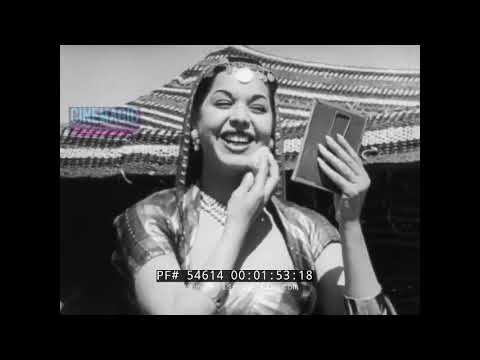 نادر جدا تصوير امريكي قديم لكواليس فيلم امير الانتقام بطولة انور وجدي و سامية جمال 1951 