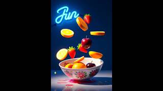 Satisfying Fruit Dance in Water 🥭🍓🍊 |#visiontales #shorts #asmr #satisfying