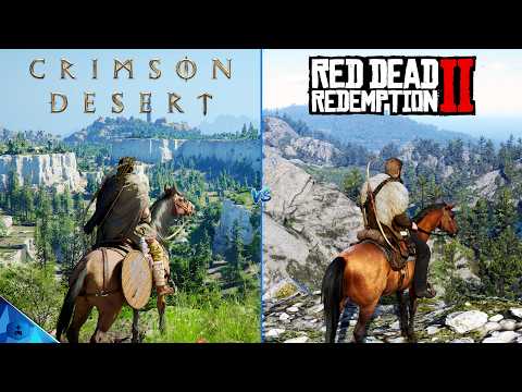 Crimson Desert vs Red Dead Redemption 2 Graphics and Details Comparison