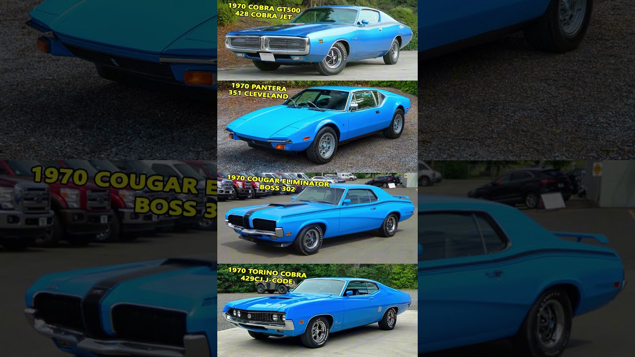 1970 Ford Performance Monsters: GT500, Pantera, Eliminator & Torino Cobra
