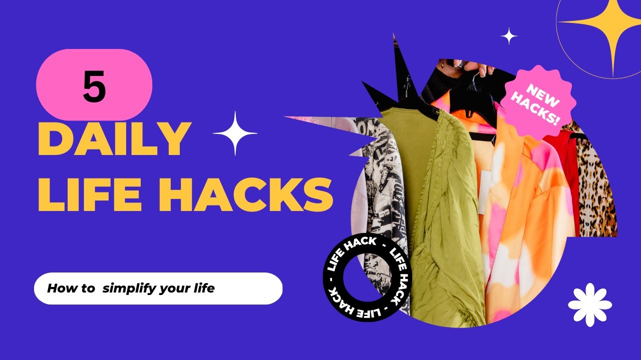 Clever Life Hacks That Will Simplify Your Everyday Household Need - YouTube
