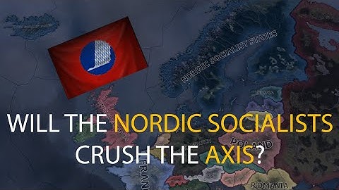 HOI4 Timelapse - What if the Nordic countries united and joined the Soviet Union in WW2?