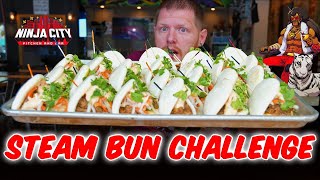 Huge Steam Bun Challenge at Ninja City