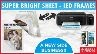 🌟 Super Bright Sheet for LED Photo Frames | Side Business Tips | Buy @ AbhishekID.com screenshot 5