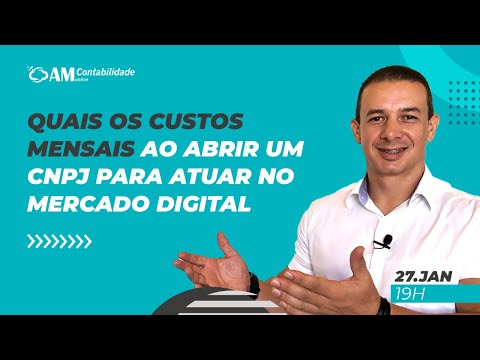 Quais os custos mensais ao abrir um CNPJ para atuar no mercado digital