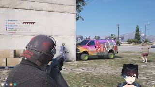 Yuno & Clowns Rescue Mission After the Mimes Kidnap Tessa -  Clowns VS Mimes Round 2 | Nopixel GTARP