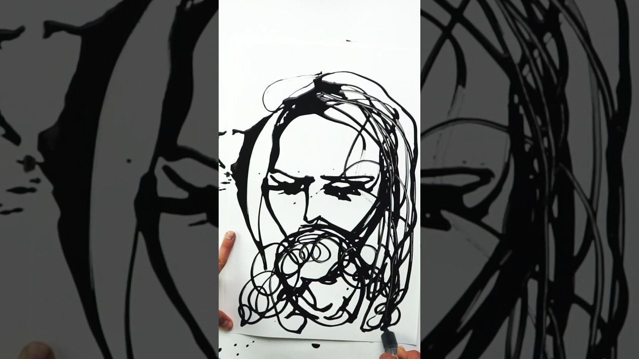 Figurative Portrait (with One Line Technique) 