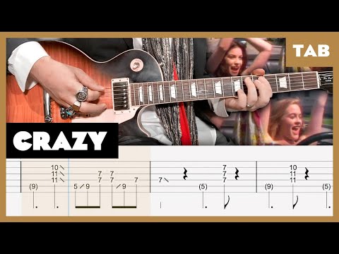 Aerosmith - Crazy - Guitar Tab | Lesson | Cover | Tutorial