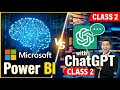 🚀 Power BI with ChatGPT Full Course | Class 2 | Interface, Get Data & Power Query (Beginner)