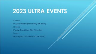 Ultra Marathon Event Schedule 2023