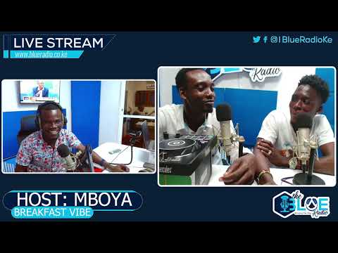 Rkizzy on breakfast  vibe  with Mboya  on blue radio