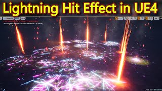 Create Epic Lightning Strikes VFX in Unreal Engine 4 (Electric Impact Tutorial) ⚡️🌩️💥