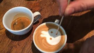 Easter bunny - Barista Dritan Alsela