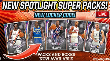 NBA 2K20 MYTEAM NEW LOCKER CODE! SPOTLIGHT SIM SUPER PACKS! + PLAYING MYTEAM UNLIMITED!