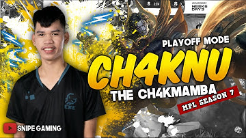 PLAYOFF MODE CH4KNU IS ON ANOTHER LEVEL | THE BEST PLAYS OF CH4KMAMBA SEASON 7 PLAYOFFS