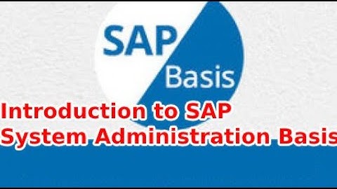 SAP BASIS; Introduction to SAP System Administration Basis