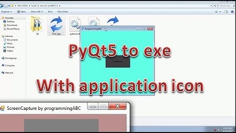 PyQt5 to exe