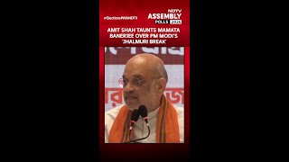 Amit Shah Taunts Mamata Banerjee Over PM Modi's Jhalmuri Break: "Even She Eats It"