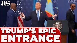 TRUMP'S entrance gets a STANDING OVATION at historic Rwanda–DRC PEACE AGREEMENT Profile