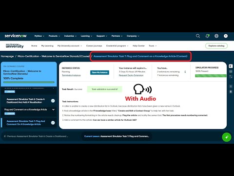 Assessment Simulator Task 7: Flag and Comment on a Knowledge Article | Micro-Certification