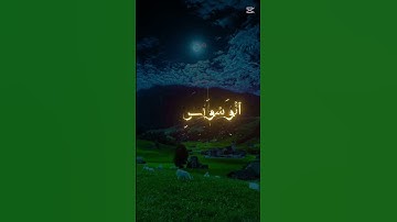 سوره الناسالقرآن الكريم بصوت جميل #المصحف #دويتو #اكسبلور #لايك