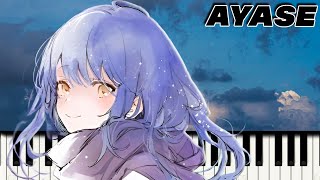 Ayase  agate Caressing The Night self Cover  Piano Tutorial U0026 Sheet 