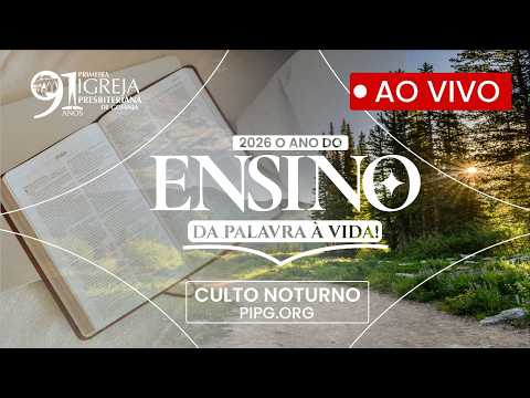 “Orando do modo certo” - Culto Noturno - AO VIVO | 08/03/26 | 18h | PIPG