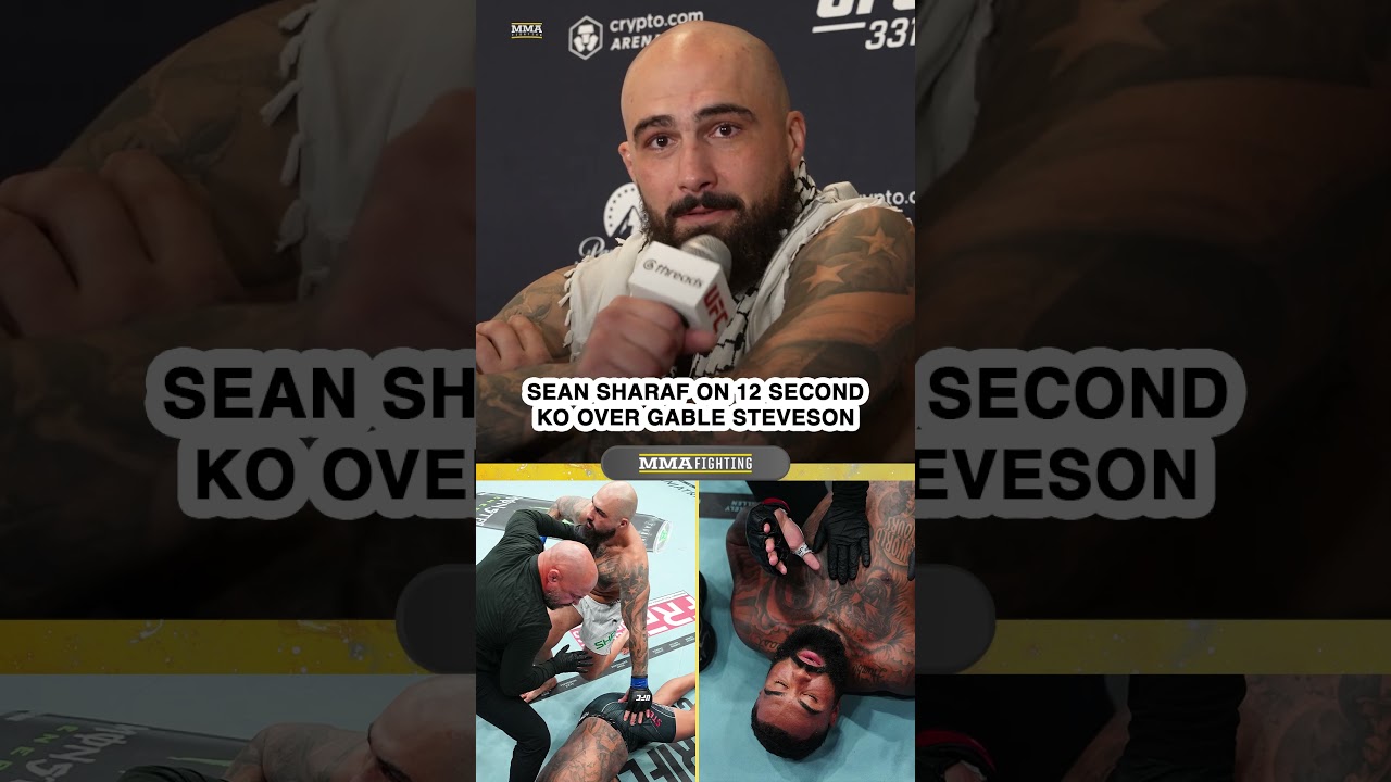 "God blessed with that punch" - Sean Sharaf REACTS to 12 second knockout over Gable Steveson