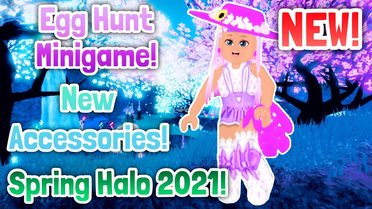 NEW EASTER EGG HUNT MINIGAME & ACCESSORIES OUT NOW! SPRING HALO 2021! Royale  High Update 