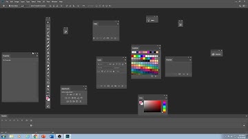 How to  Restore Default Window Position - Quick Tutorial Photoshop