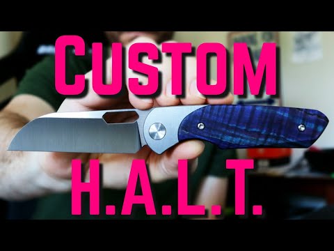 Customizing The A.T.Knives H.A.L.T. Pocket Knife!!!   
