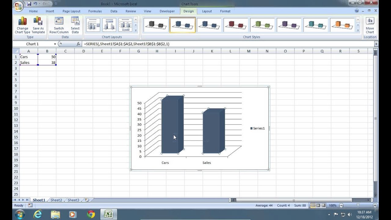 How To Widen Bars In Excel Chart 2013