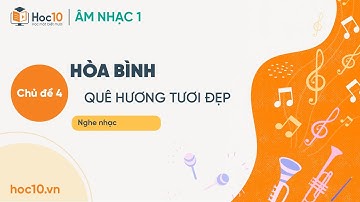 Chủ đề 4 - Nghe nhạc - Quê hương tươi đẹp - Âm nhạc 1 | Hoc10