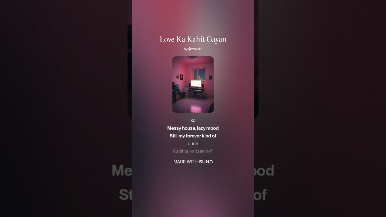 Love Ka Kahit Gayan  ( OPM dance pop chill R&B rev's 2 )