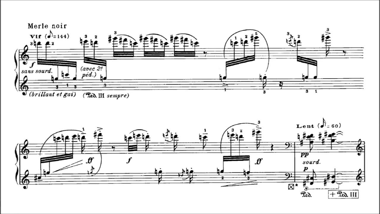Messiaen, Olivier (19561958) Catalogue d'oiseaux pour piano — Yvonne