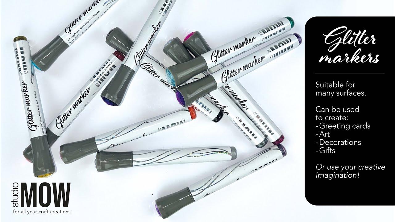 Studio MOW Glitter marker YouTube