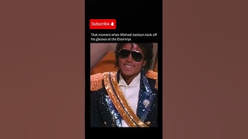 Michael Jackson’s Rare Grammy Moment: Why He Took Off His Sunglasses After 7 Wins in 1983 🕶✨