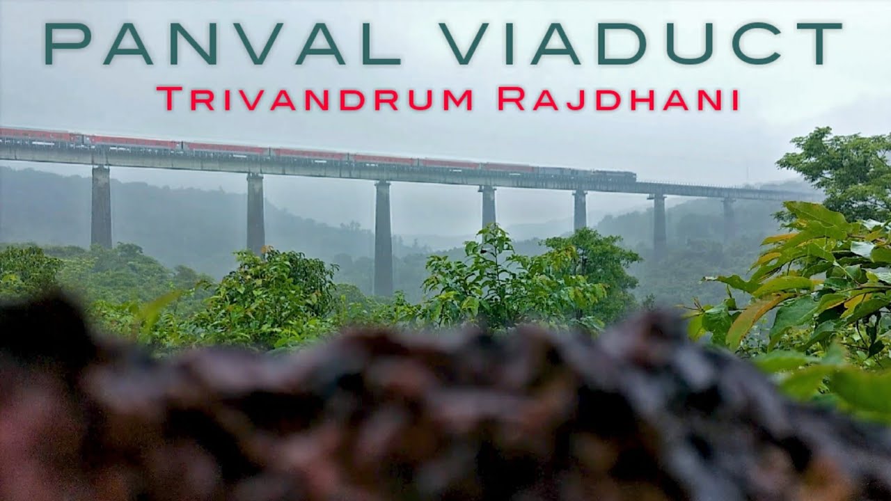 RAJDHANI on PANVAL Viaduct !